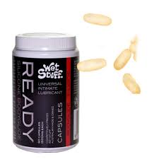 Wet stuff ready lubricant capsules