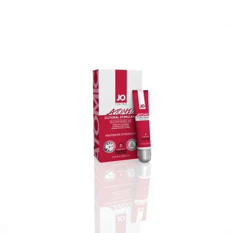 JO atomic  clitoral stimulant warming and tingling silicone based gel